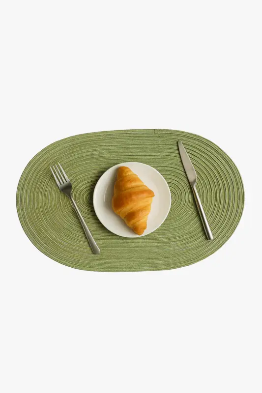 Modern heat-resistant non-slip woven placemat set Bon Plan