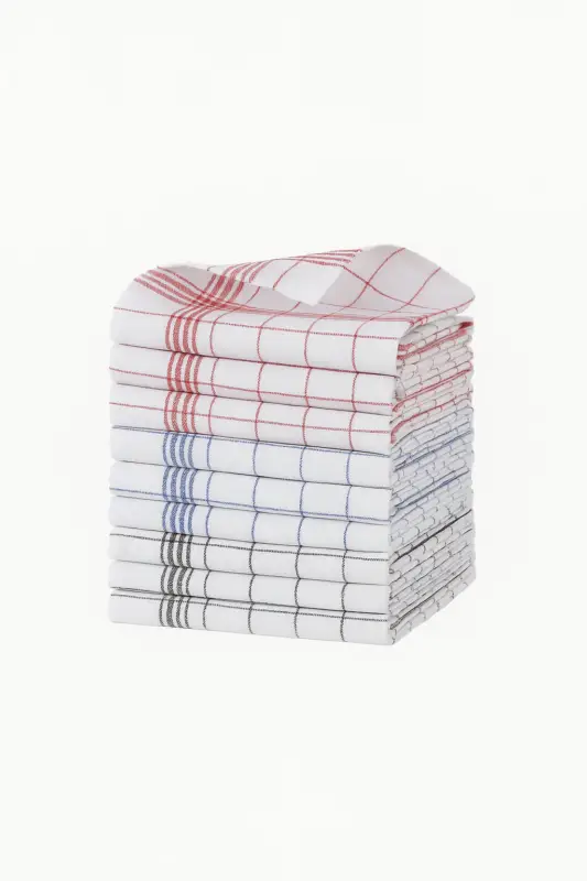 Expédition Rapide Soft absorbent large check kitchen towel