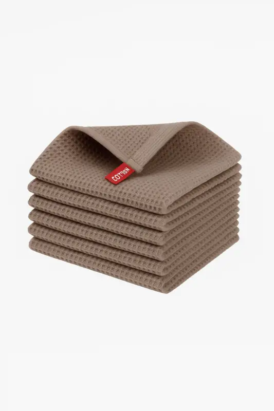 Meilleur Prix Thick waffle cotton kitchen towel quick drying