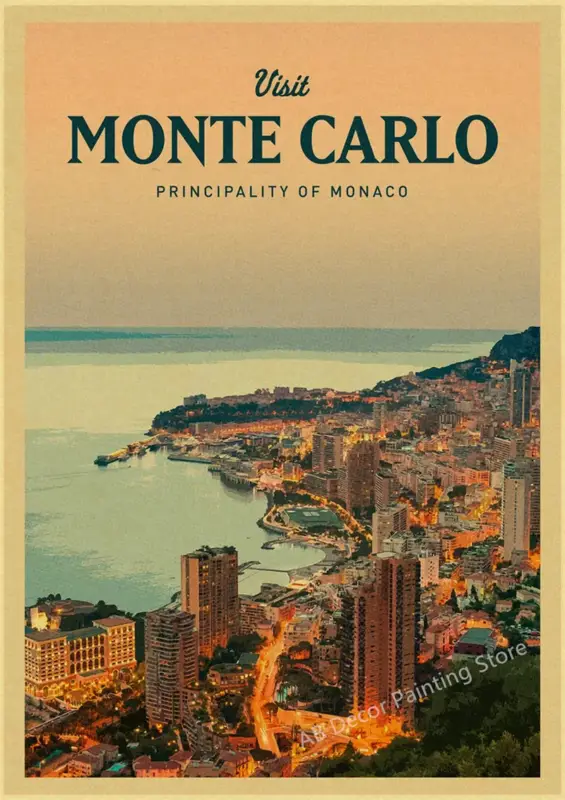 Vintage travel poster for tourism enthusiasts Prix Promo