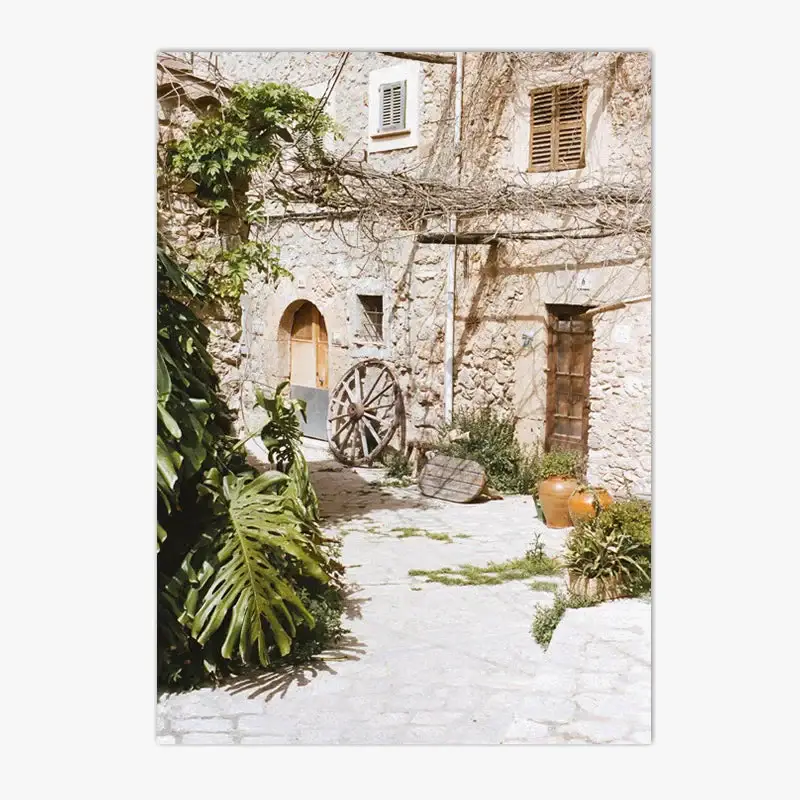 Expédié Aujourd'hui Bellagio canvas painting mediterranean rural decorative wall art