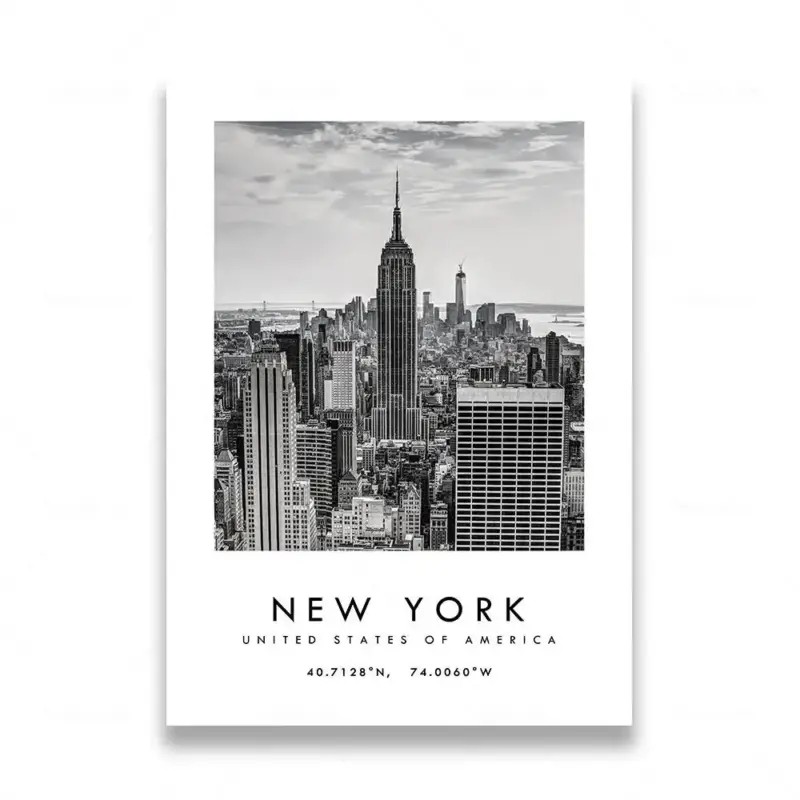 Black and white travel photography poster rome las vegas wall decor Achat Immédiat