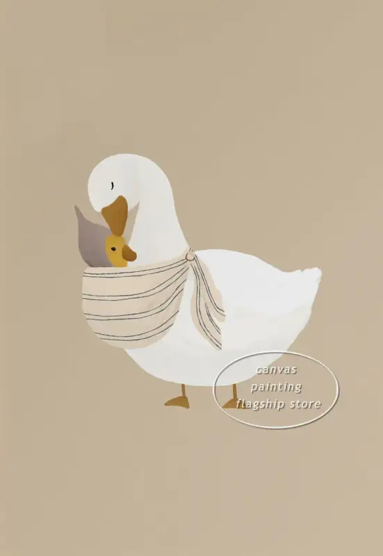 Cute goose posters for children's and nursery decor Prix Bas