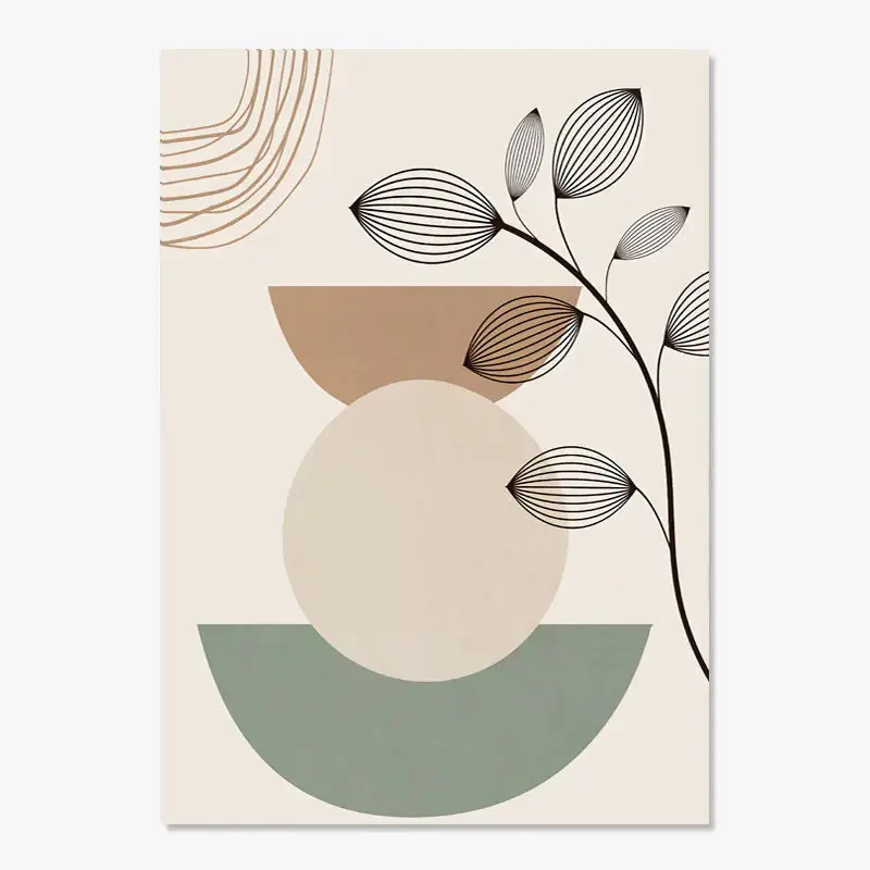 Boho abstract geometric posters for interior decoration Nouveauté