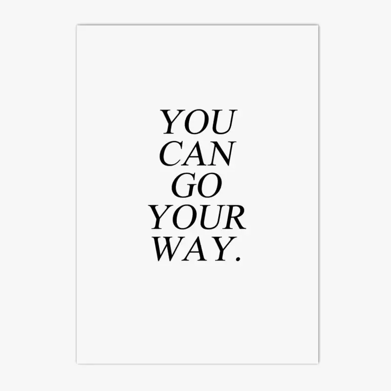 Nordic motivational quotes wall art and home decor Haute Qualité