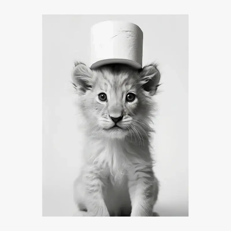 Fun cute animal wall art for home decor Vente Flash