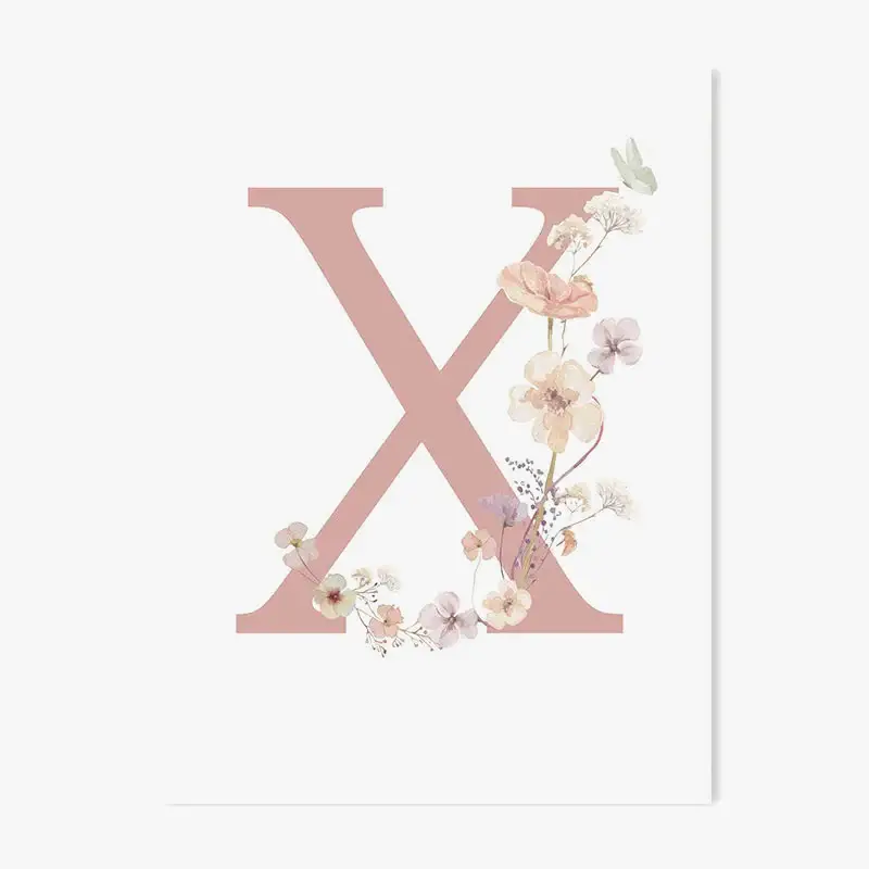 Personalised wildflower decorative poster for children Vente Directe