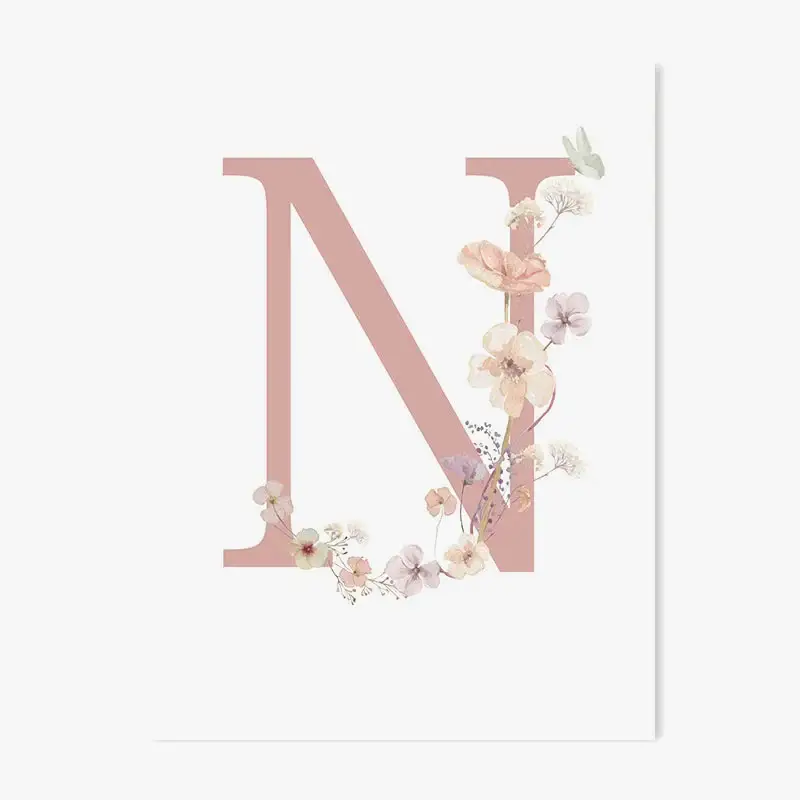 Personalised wildflower nursery decoration photo poster Prix Promo