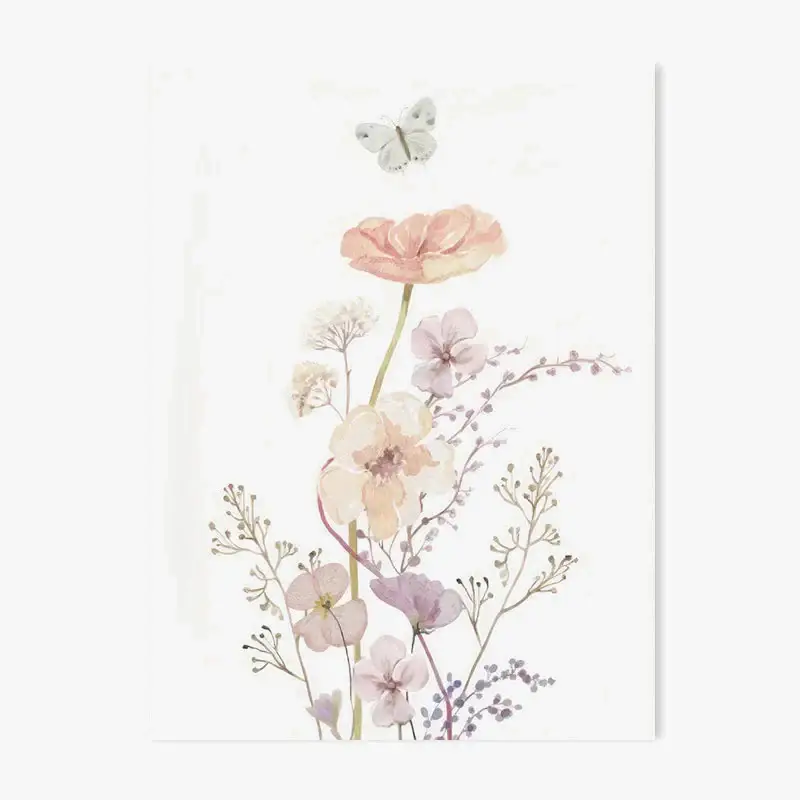 Personalised wildflower photo poster wall decoration for children Achetez Aujourd'hui