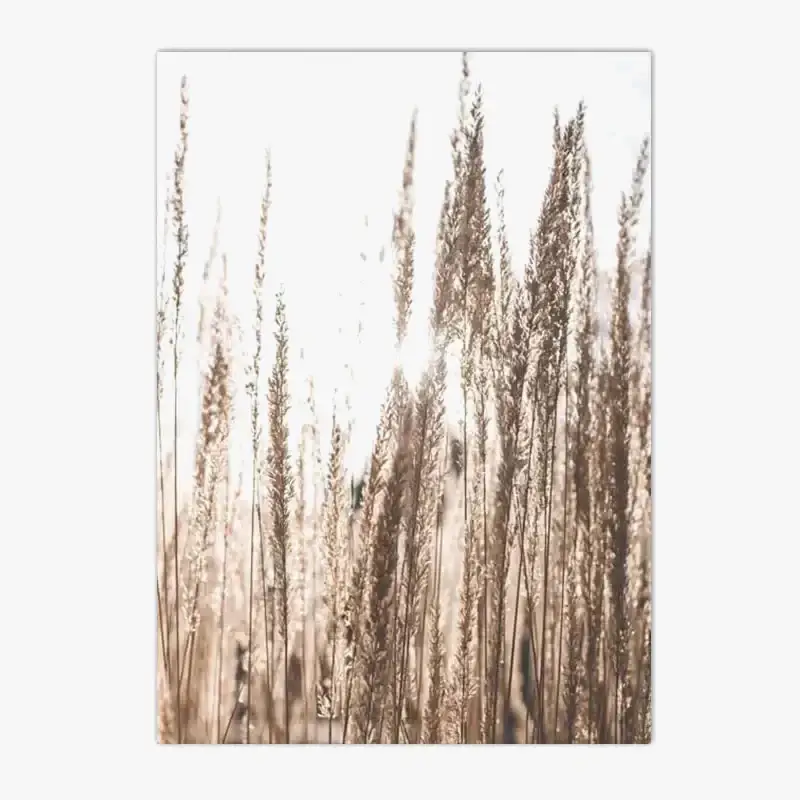 Nordic wall art bird flower plant and decorative sand Bon Marché