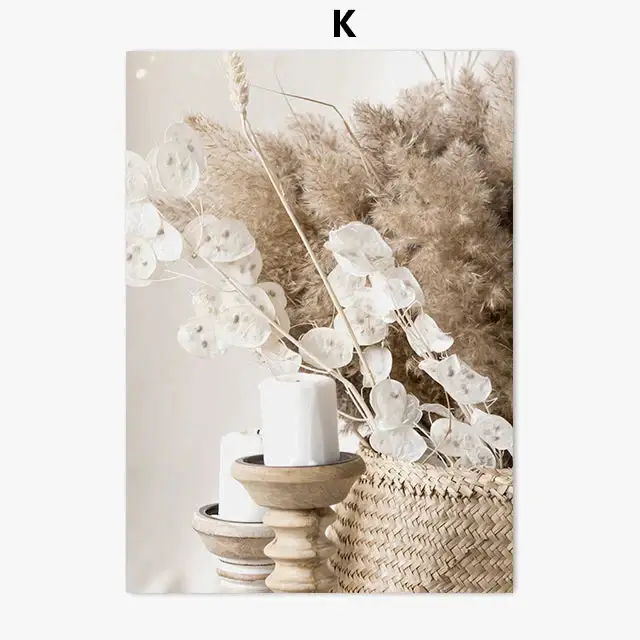 Nouvel Arrivage Boho floral landscape wall art for home decor