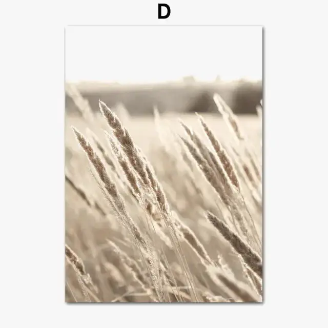 Vente Flash Modern boho floral landscape wall art for interior decoration