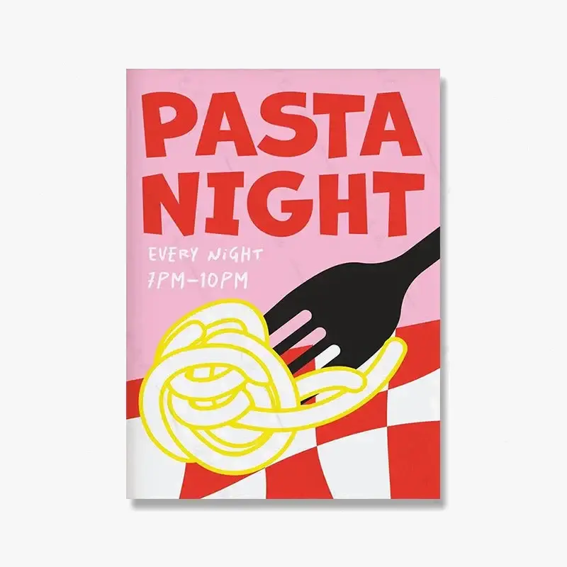 Nouvelle Collection Decorative kitchen and pasta art print for interiors