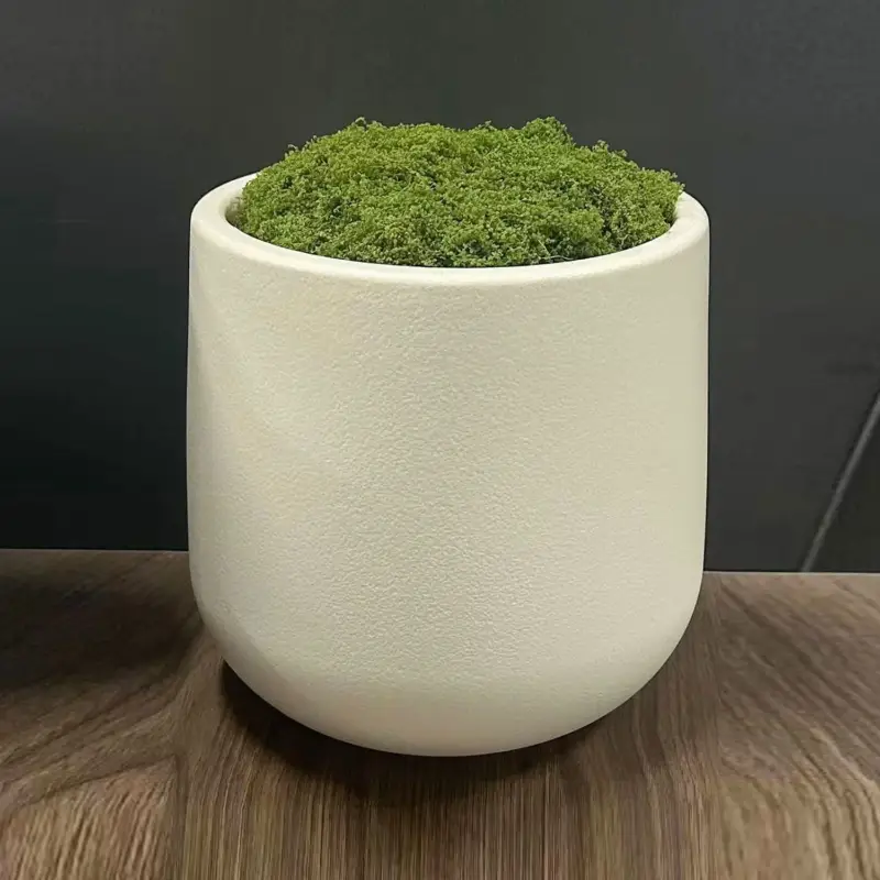 Petit Prix Nordic decorative plant pot in plastic and ceramic for indoor use
