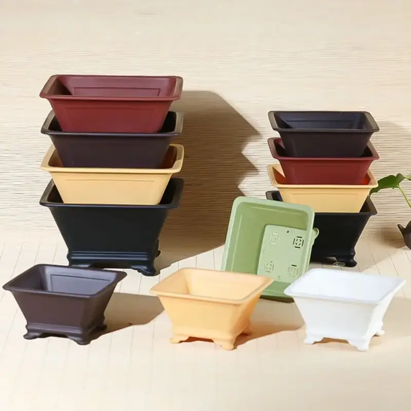Clay flower pots for creative gardening and bonsai Offre Exclusive