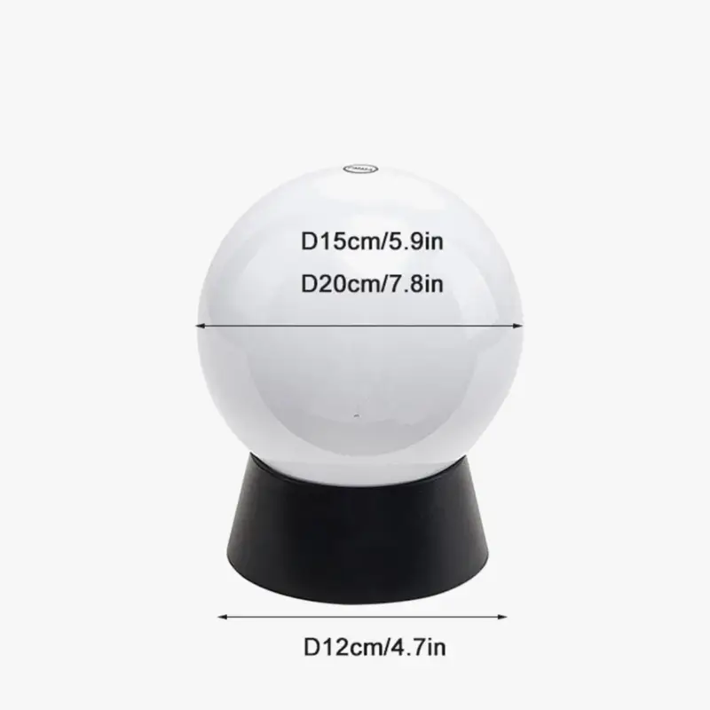 Outdoor black globe post lamp for garden and terrace lighting Nouvelle Collection