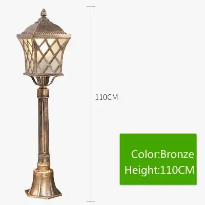 Waterproof outdoor column lamp for garden and pathway Meilleur Prix