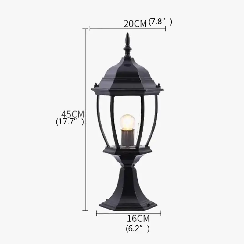 Meilleur Choix Outdoor solar led wall light waterproof for garden and courtyard