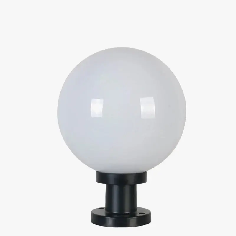 Decorative outdoor pillar ball lamp for garden lighting Meilleure Vente