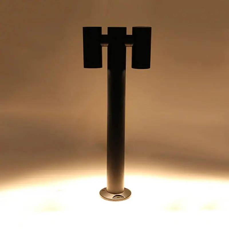 Double head rotatable garden lamp creative outdoor lighting Promotion