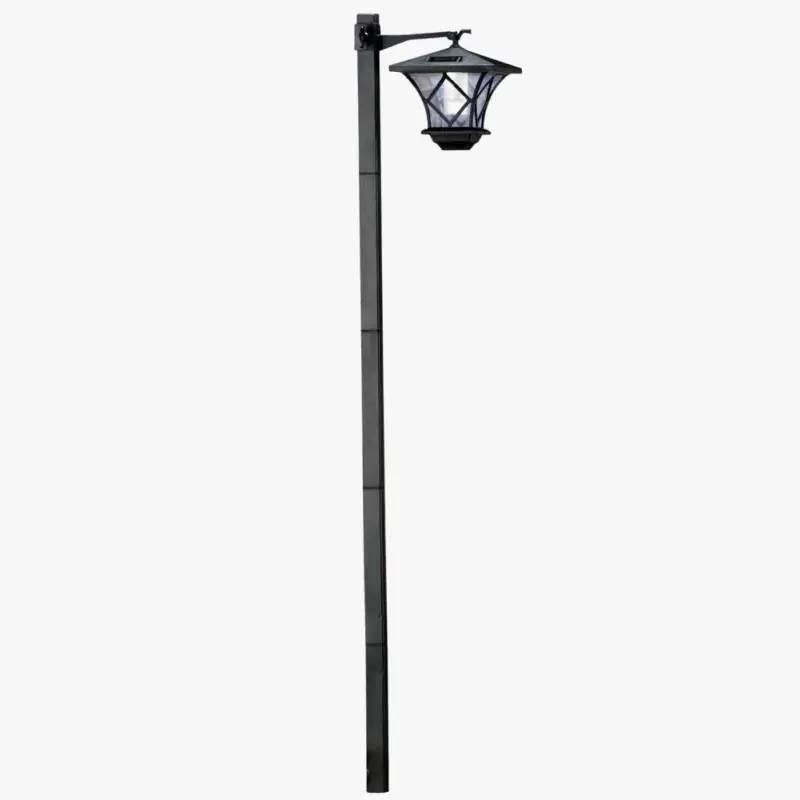 Vintage decorative solar lamp post for outdoor lighting Pas Cher