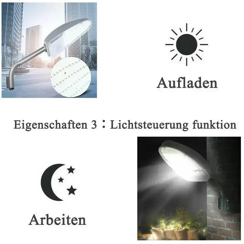 Satisfait Ou Remboursé Lot de 2 lampadaires led avec détecteur de mouvement étanche