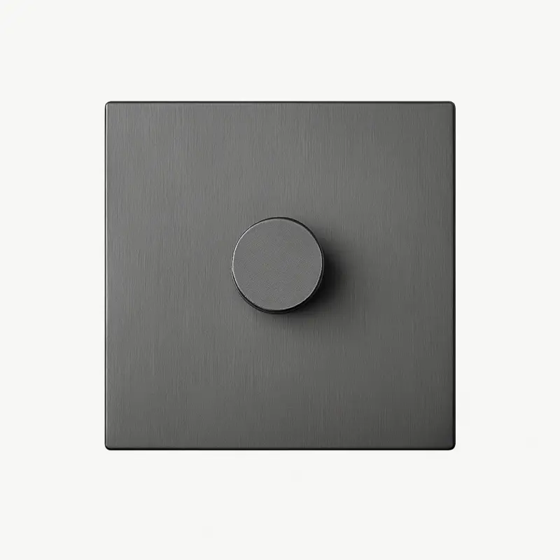 Quantité Limitée Dark grey brushed steel dimmer