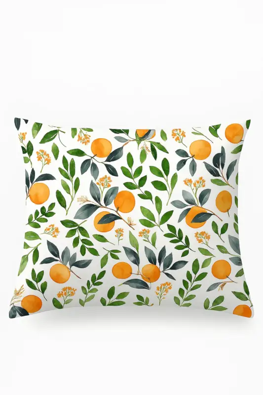 Square floral pillowcase 45 x 45 cm Petit Prix