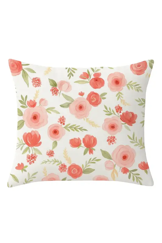 Commander Maintenant Square floral pillowcase 45 cm x 45 cm