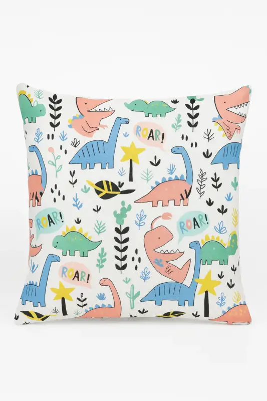 Prix Cassé Cute dinosaur cushion cover for home decor