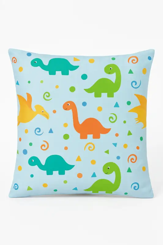 Livraison Express Cute dinosaur cushion cover for sofa, car or office