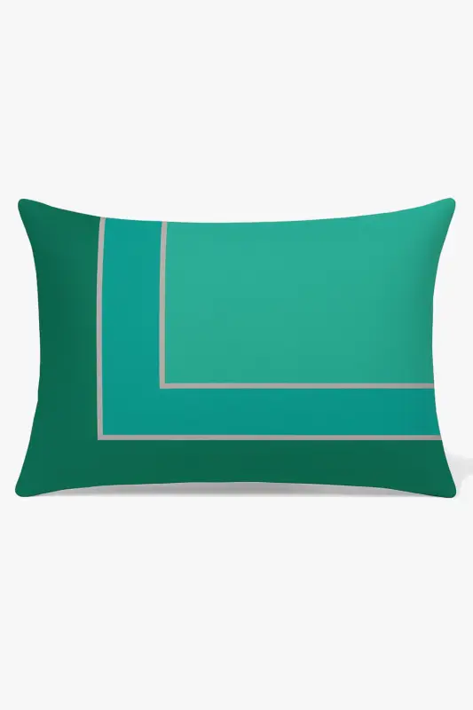 Nordic geometric cushion cover yellow red 30 x 50 cm Marque