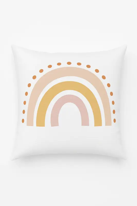 Petit Prix Decorative rainbow cartoon cushion cover for sofa