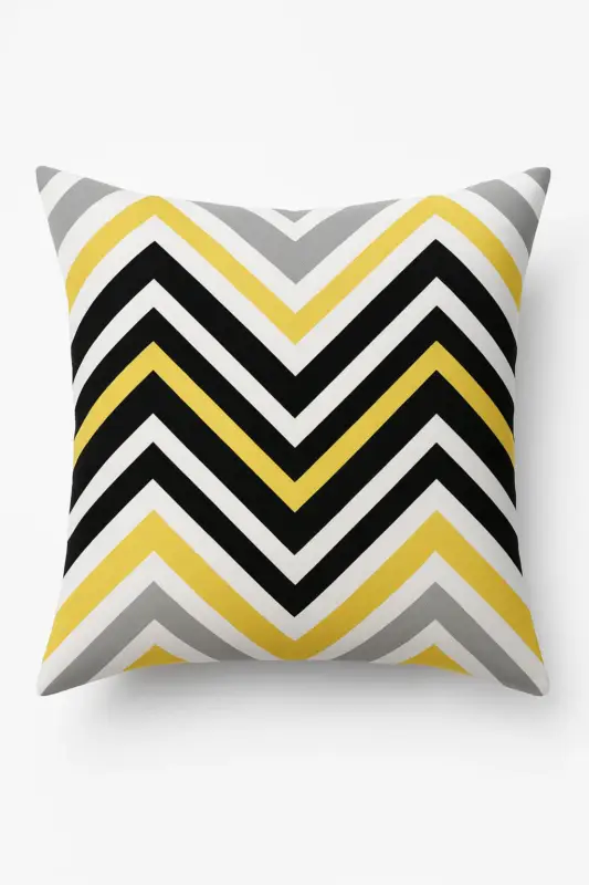 Square cushion cover creative yellow sunflower pattern 45x45 cm Commander Vite