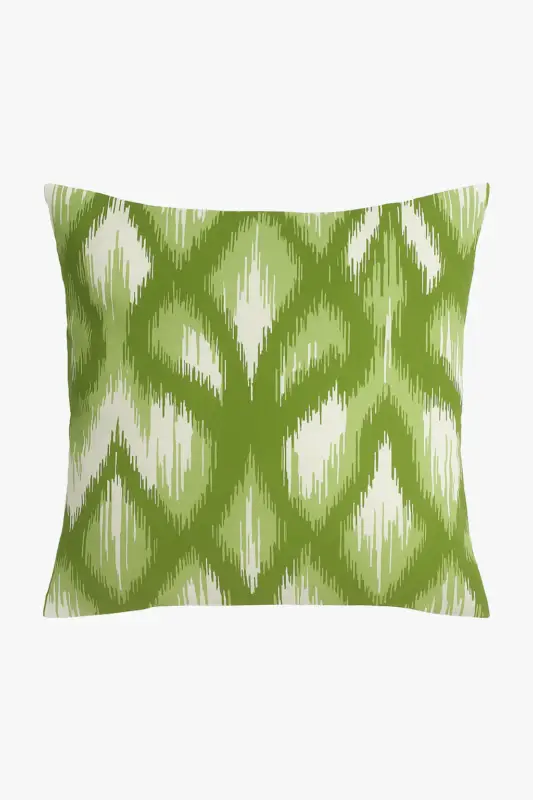 Decorative cushion cover with creative green leaves for interiors Affaire À Saisir