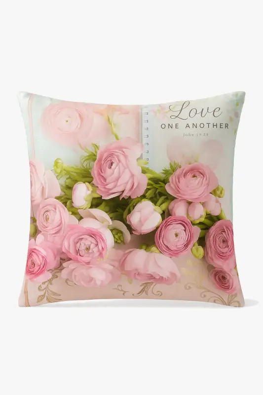 Pink cushion cover nordic pattern for elegant decor Prix Cassé