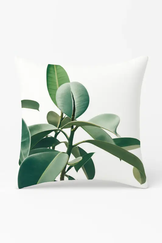 Offre Du Jour Decorative cushion cover with cactus and tropical plants design