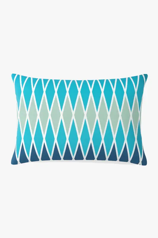 Super Prix Rectangular cushion cover with colourful geometric pattern 30x50 cm