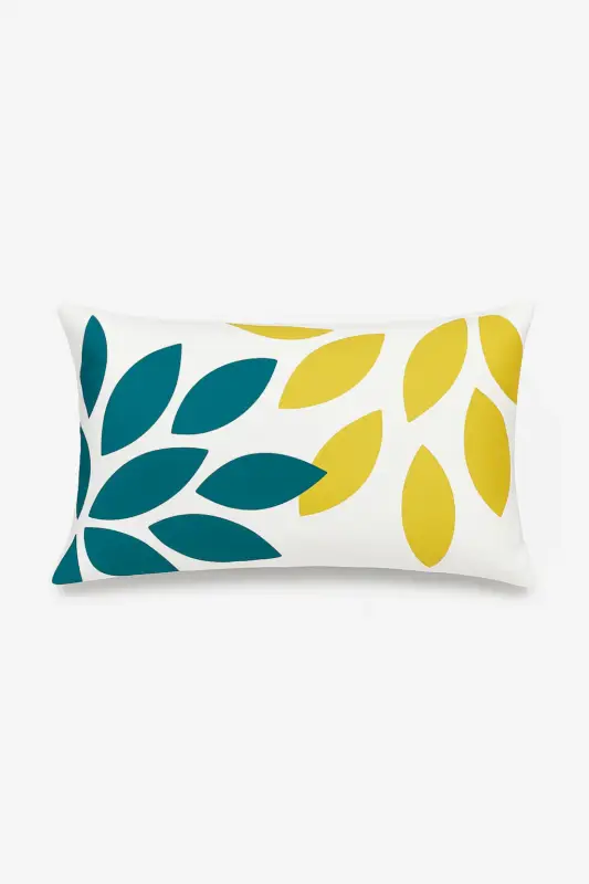 Colourful geometric rectangular cushion cover 30 x 50 cm Meilleur Prix