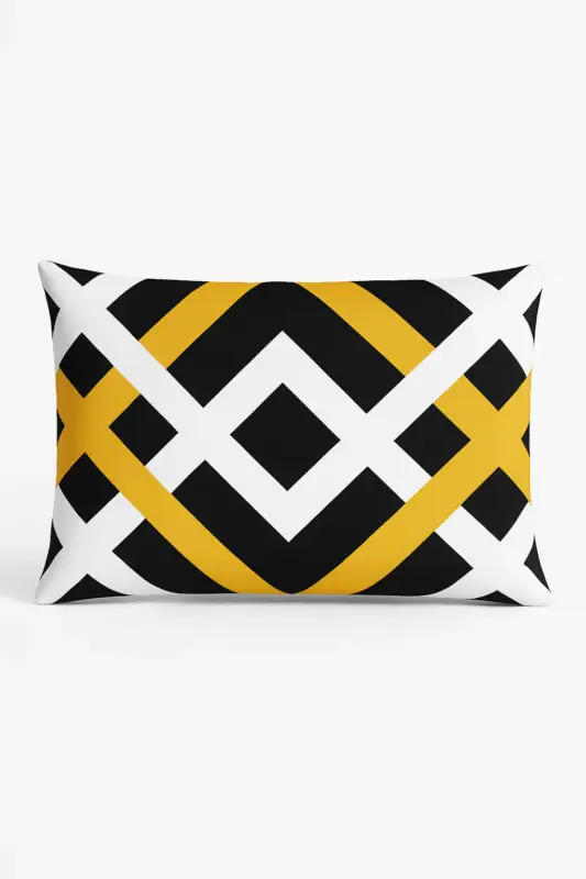 Nordic geometric striped cushion cover 30 x 50 cm Vente Flash