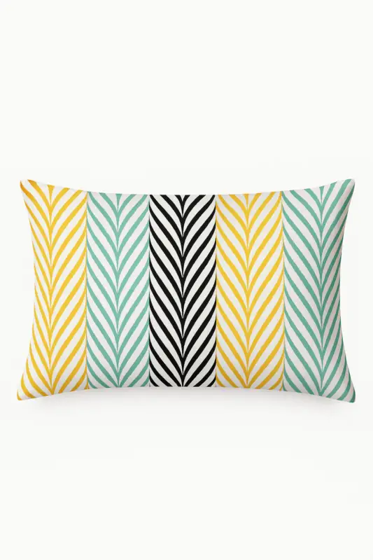 Soldes Nordic geometric striped cushion cover 30 x 50 cm