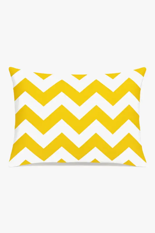 Acheter Direct Yellow geometric cushion cover for home decor