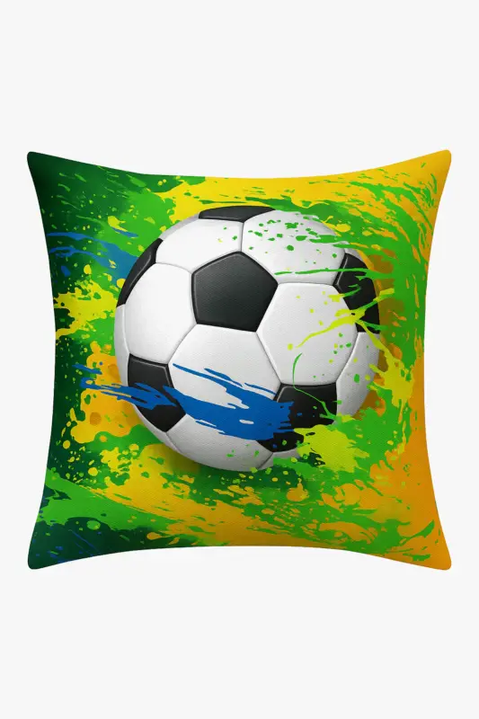 Housse de coussin football pour décoration intérieure moderne Populaire