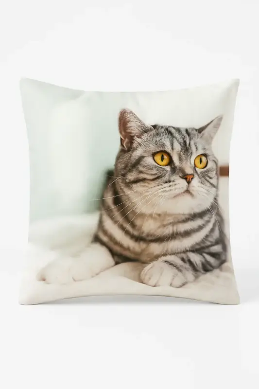 Prix Réduit Decorative cushion cover with cute cat pattern for interior