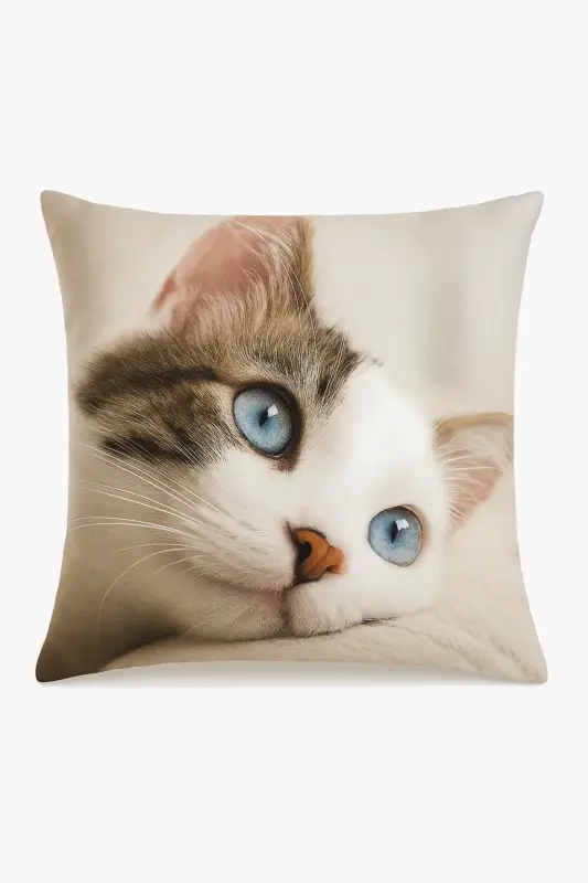 Cute cat cushion cover for home decoration Commander Maintenant