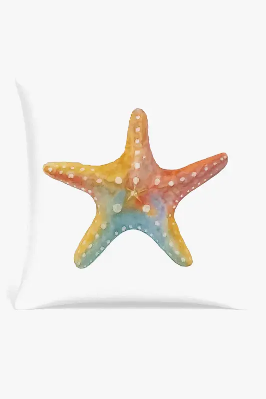 Authentique Seashell motif cushion cover marine style for sofa
