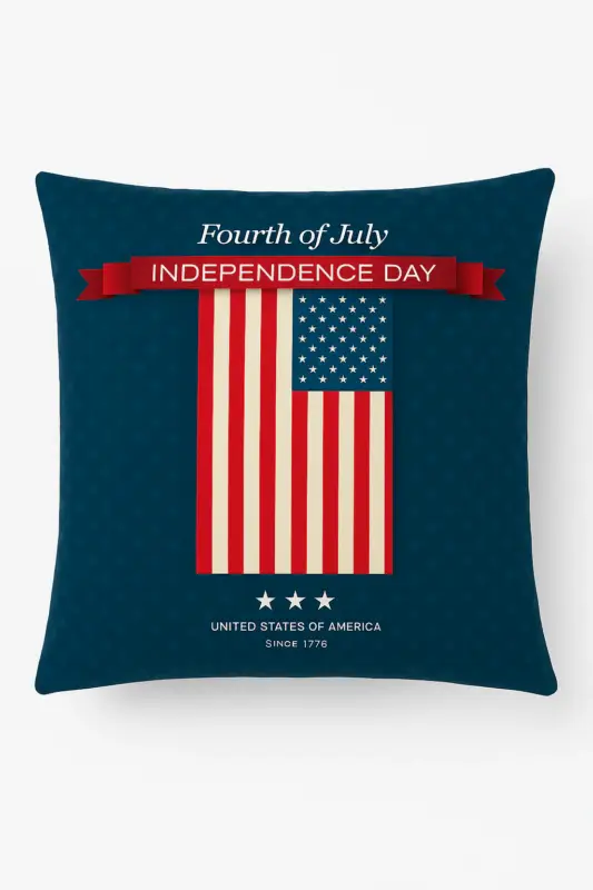 Love usa printed cushion cover for independence day decor Nouveauté