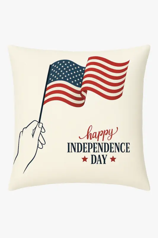 Remise Housse de coussin imprimée love usa pour le jour de l'indépendance