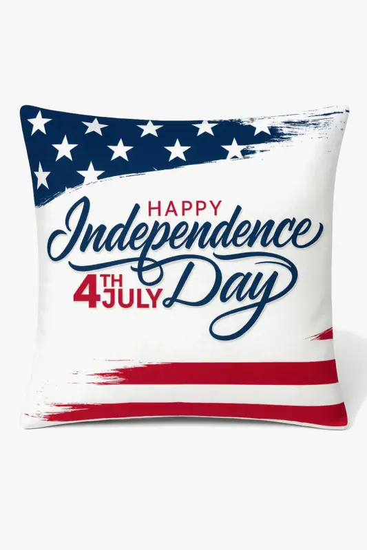 Housse de coussin imprimée love usa pour le jour de l'indépendance Meilleure Vente