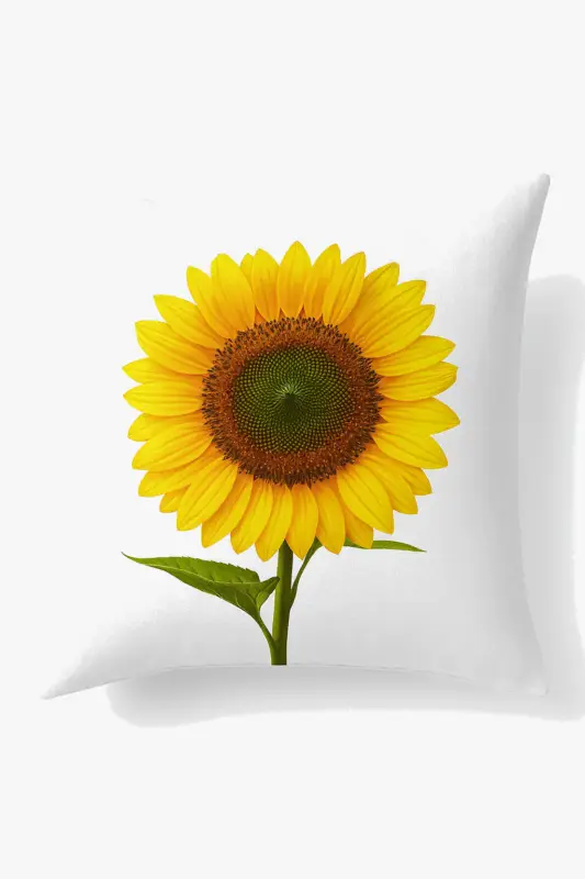 Decorative sunflower cushion cover for summer Promotion Saisonnière